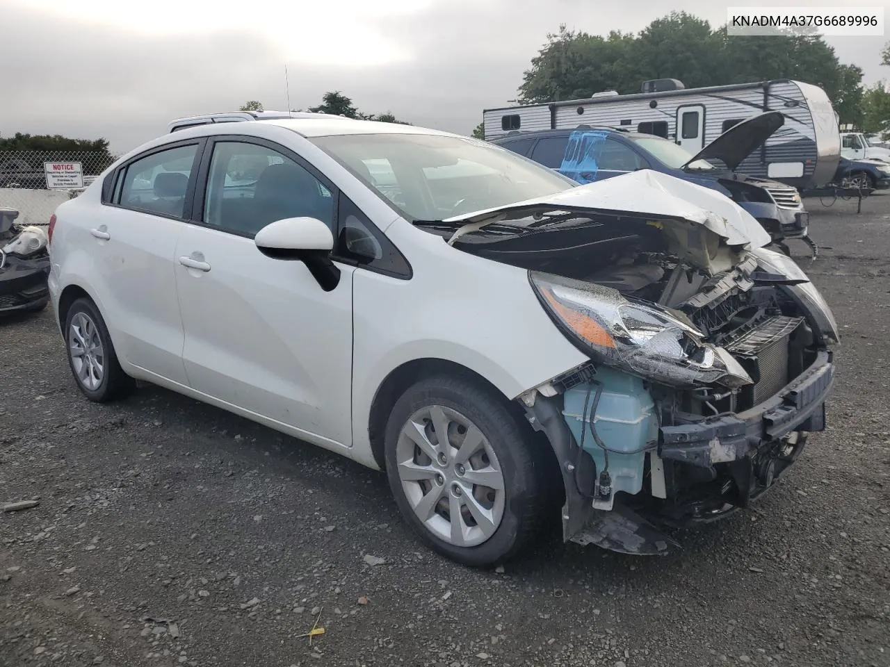 KNADM4A37G6689996 2016 Kia Rio Lx