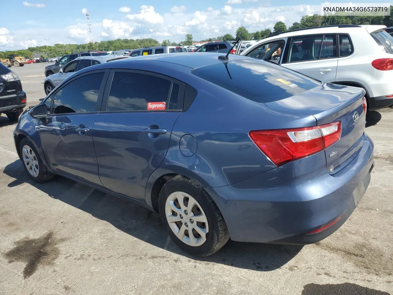 2016 Kia Rio Lx VIN: KNADM4A34G6573719 Lot: 67548444