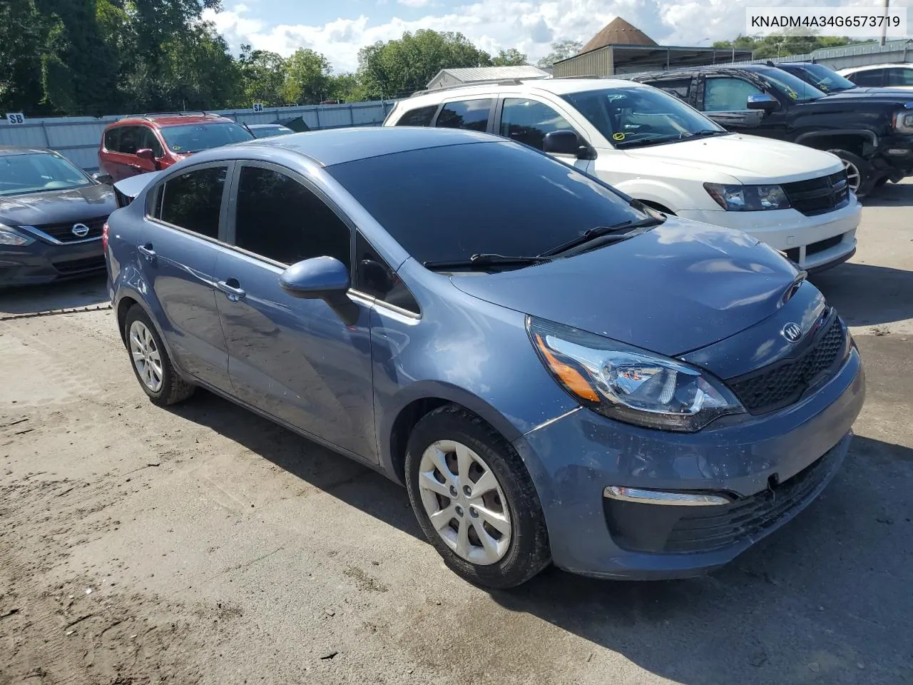 2016 Kia Rio Lx VIN: KNADM4A34G6573719 Lot: 67548444