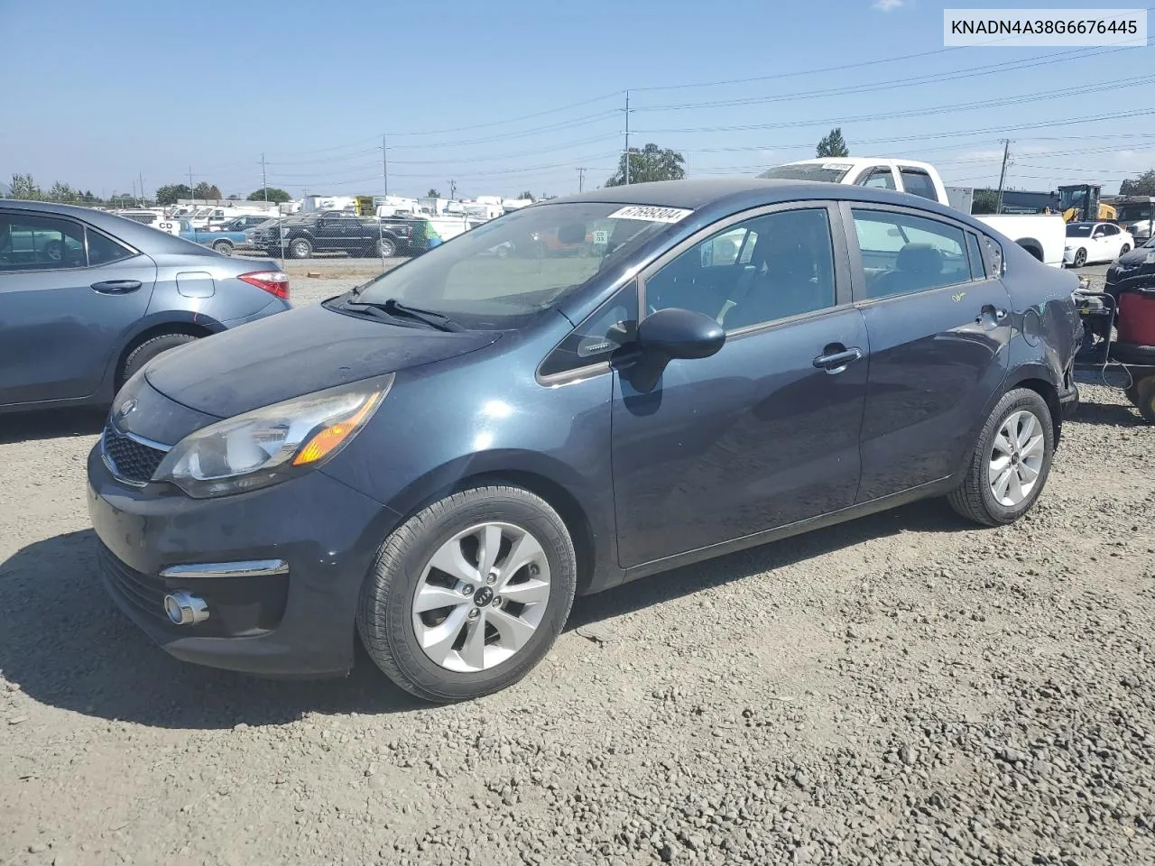 2016 Kia Rio Ex VIN: KNADN4A38G6676445 Lot: 67699304