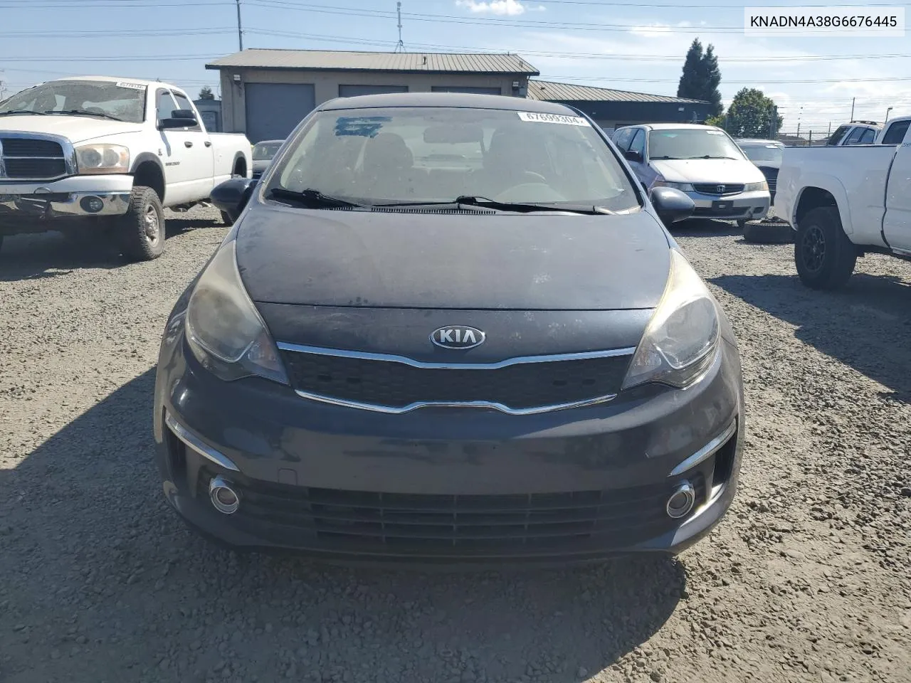 2016 Kia Rio Ex VIN: KNADN4A38G6676445 Lot: 67699304