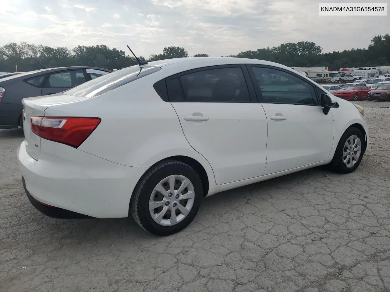 2016 Kia Rio Lx VIN: KNADM4A35G6554578 Lot: 67977194