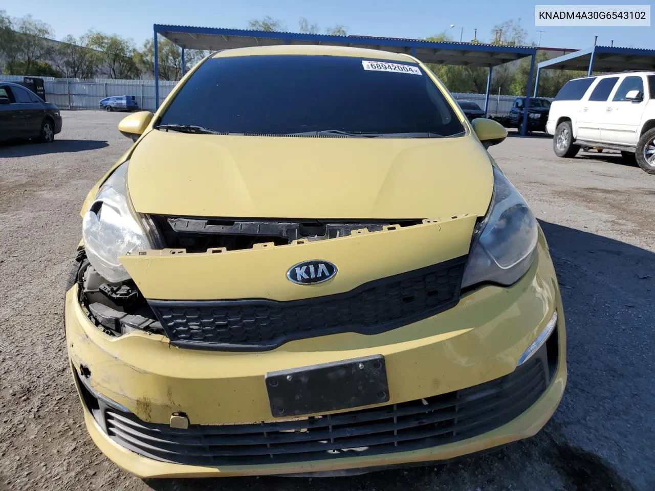 KNADM4A30G6543102 2016 Kia Rio Lx