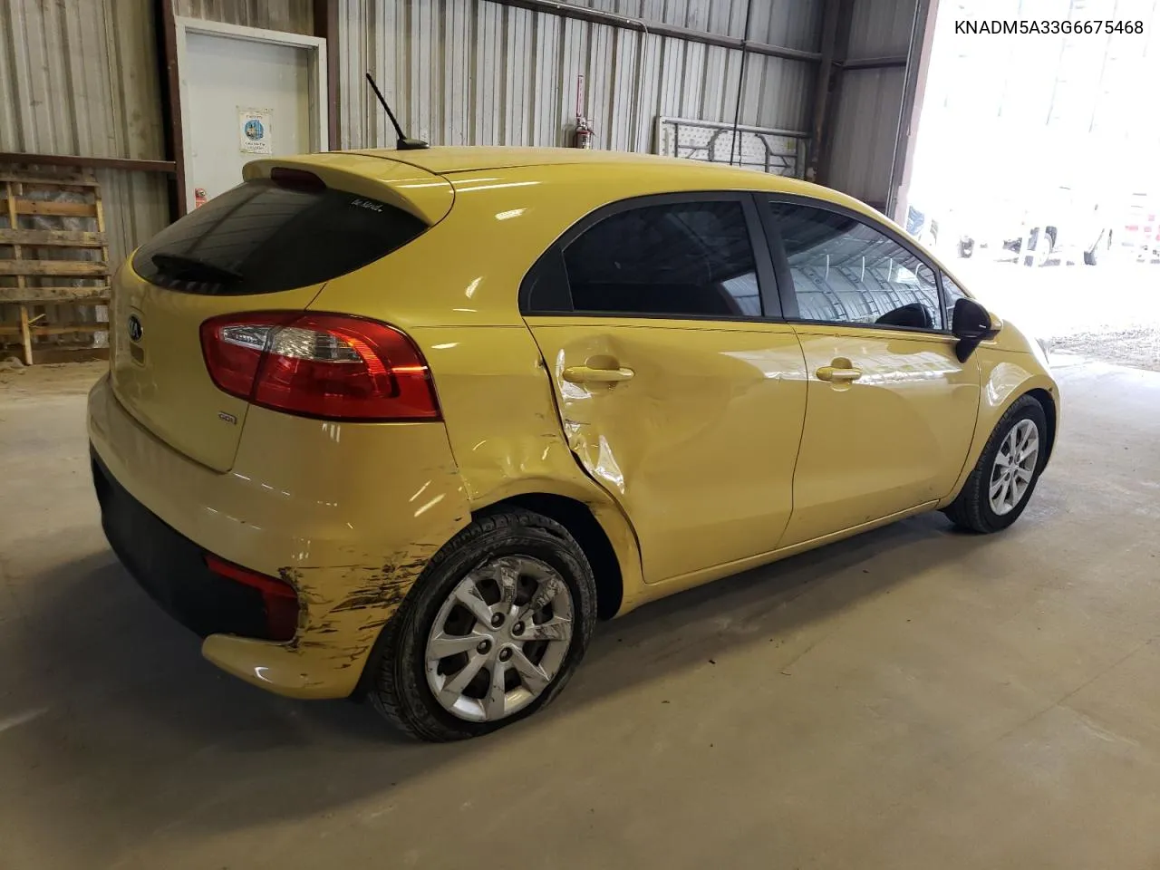 KNADM5A33G6675468 2016 Kia Rio Lx