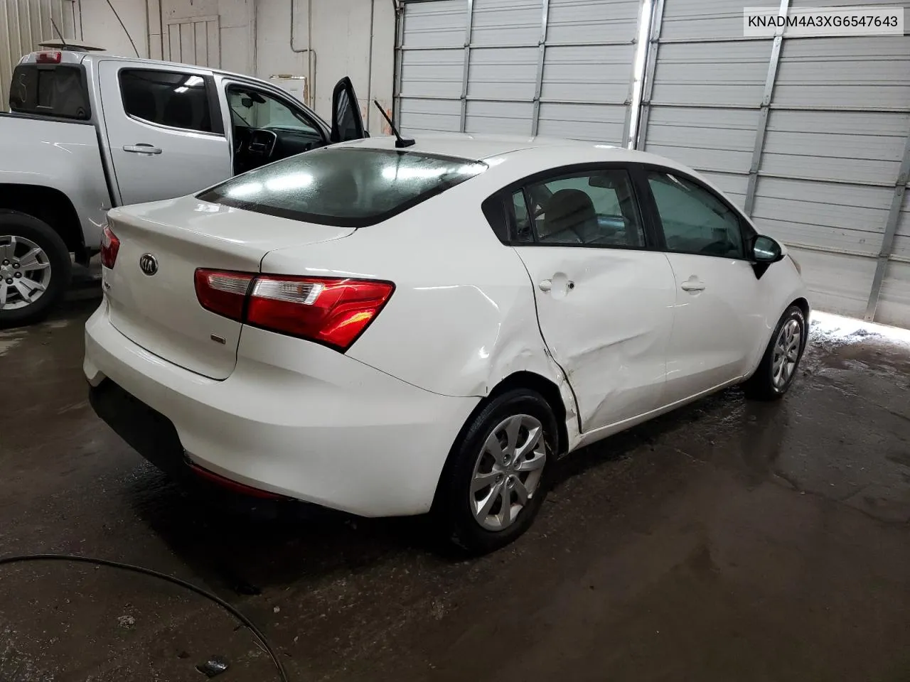 2016 Kia Rio Lx VIN: KNADM4A3XG6547643 Lot: 69207194