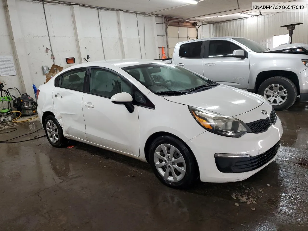 2016 Kia Rio Lx VIN: KNADM4A3XG6547643 Lot: 69207194