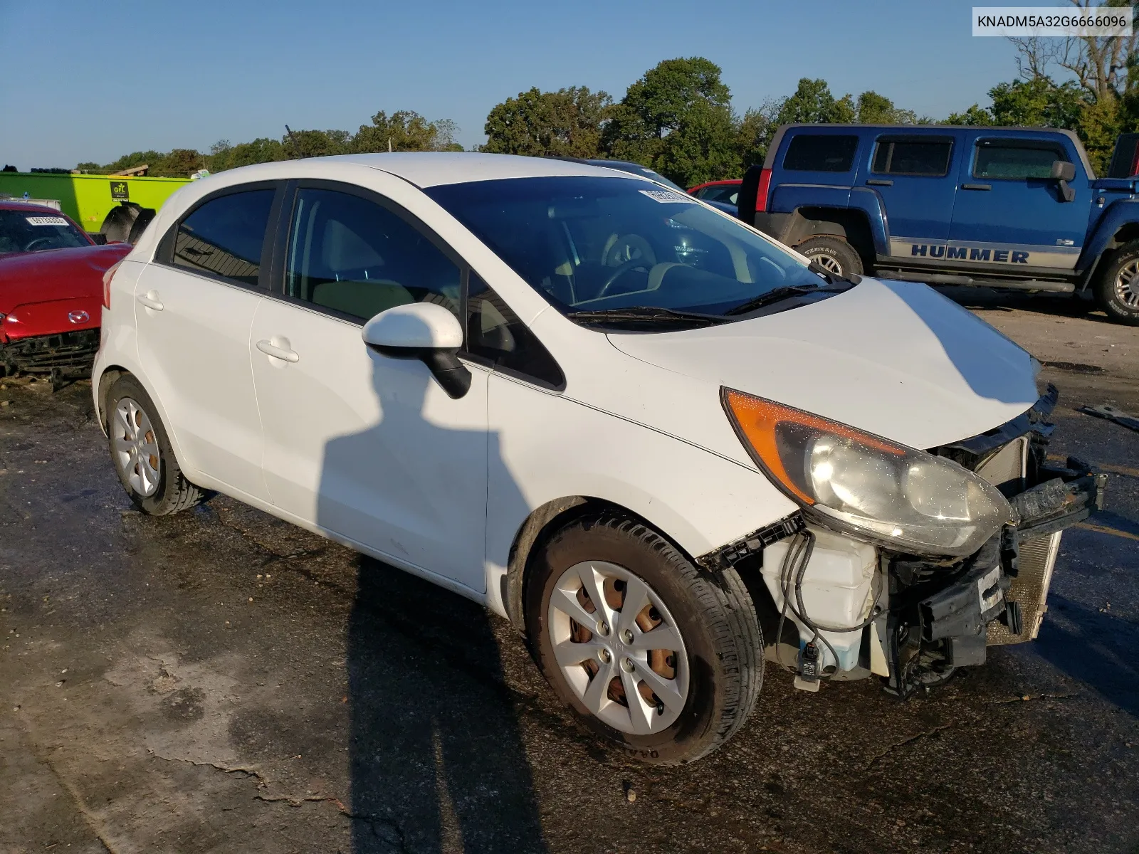 2016 Kia Rio Lx VIN: KNADM5A32G6666096 Lot: 69626143