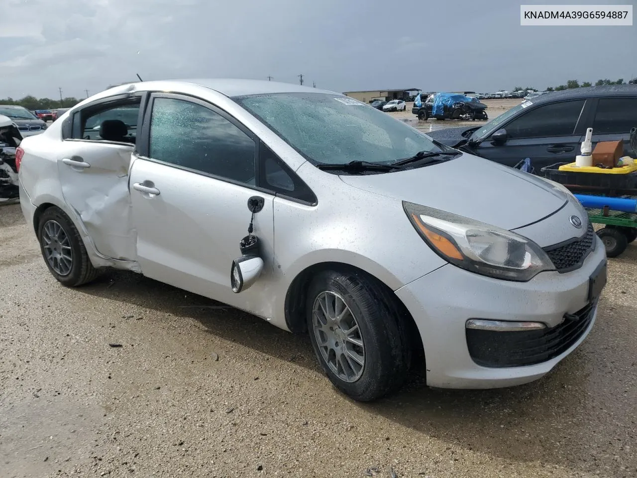 KNADM4A39G6594887 2016 Kia Rio Lx