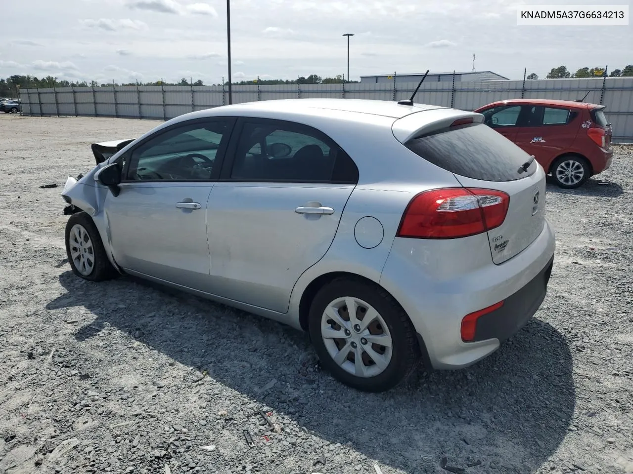 2016 Kia Rio Lx VIN: KNADM5A37G6634213 Lot: 70236684