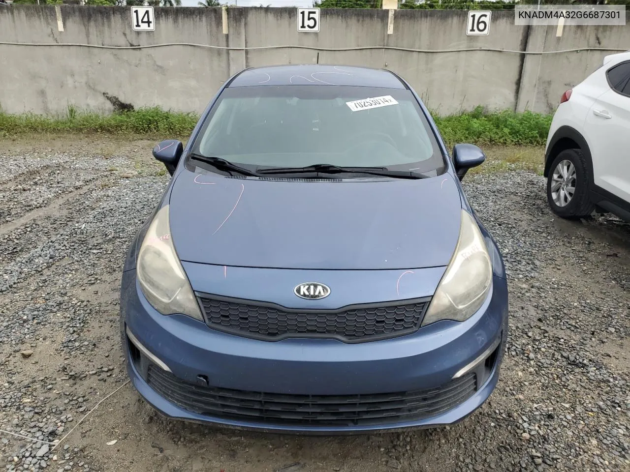 KNADM4A32G6687301 2016 Kia Rio Lx