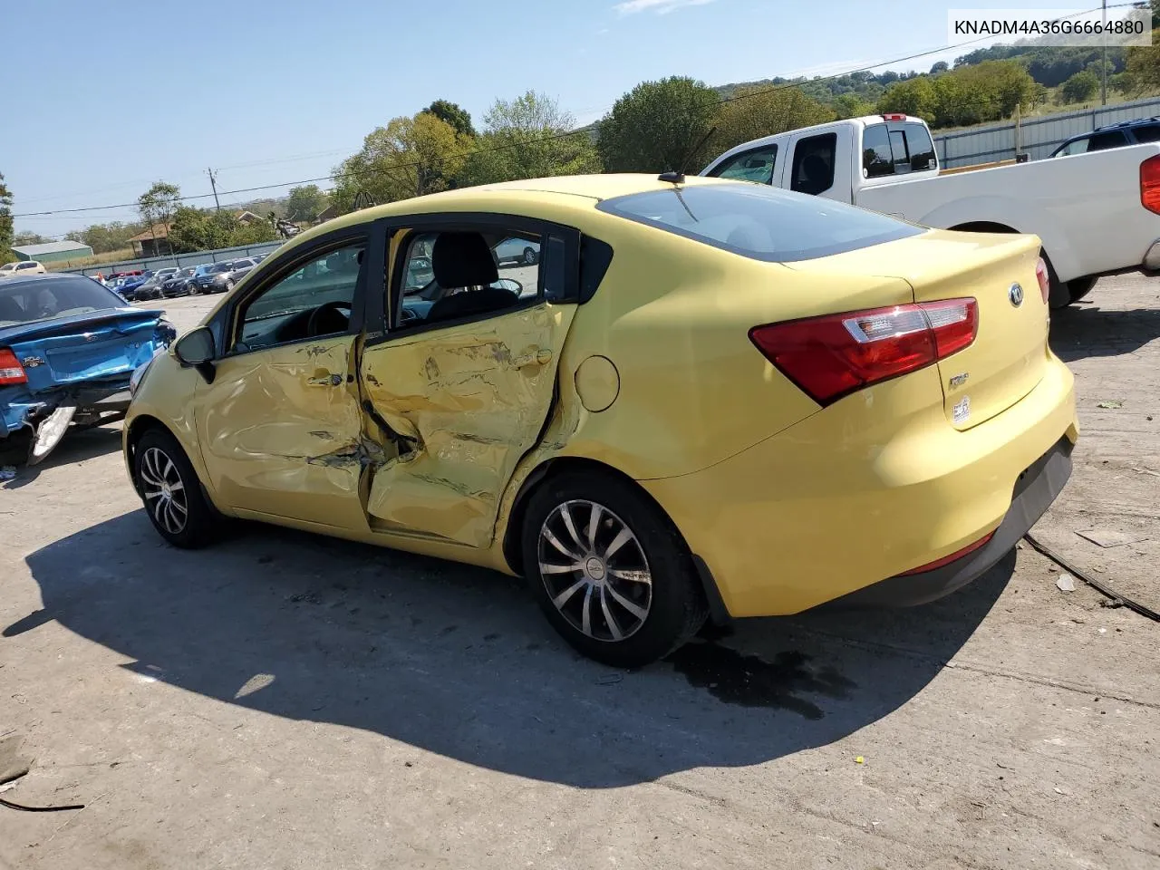 KNADM4A36G6664880 2016 Kia Rio Lx