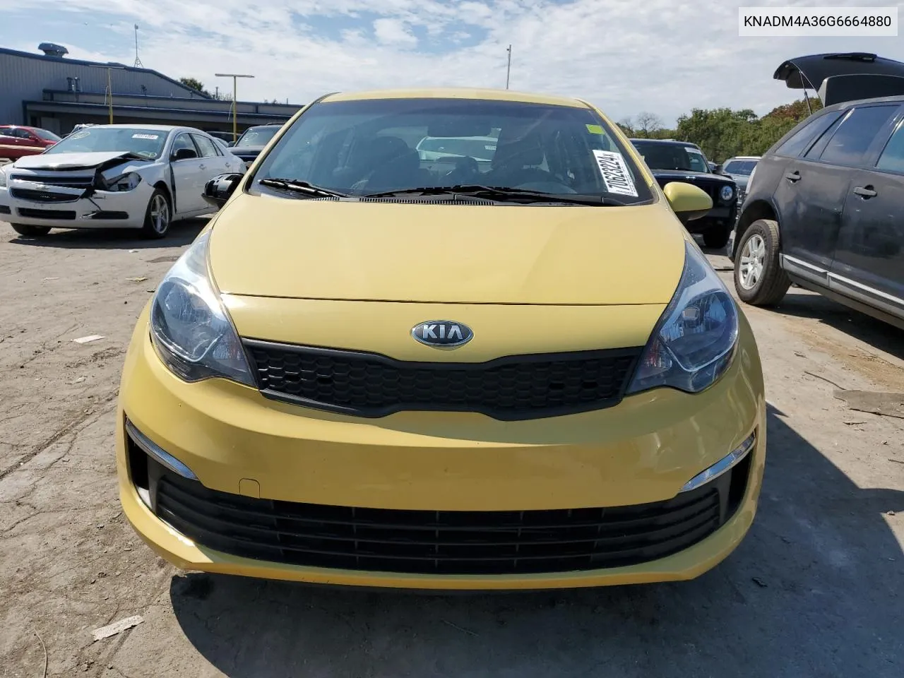 2016 Kia Rio Lx VIN: KNADM4A36G6664880 Lot: 70623224