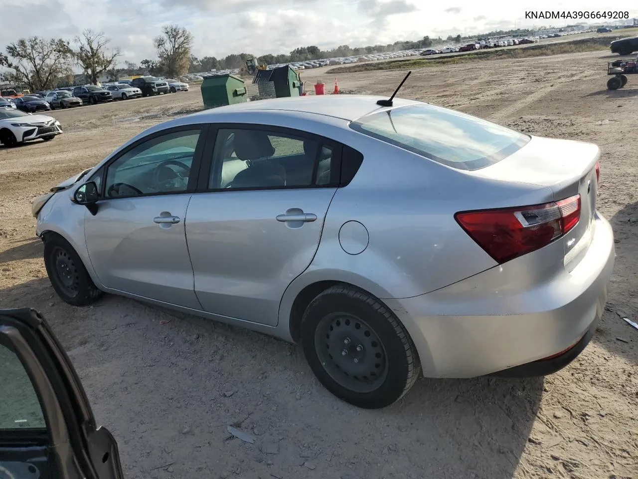 2016 Kia Rio Lx VIN: KNADM4A39G6649208 Lot: 70778144