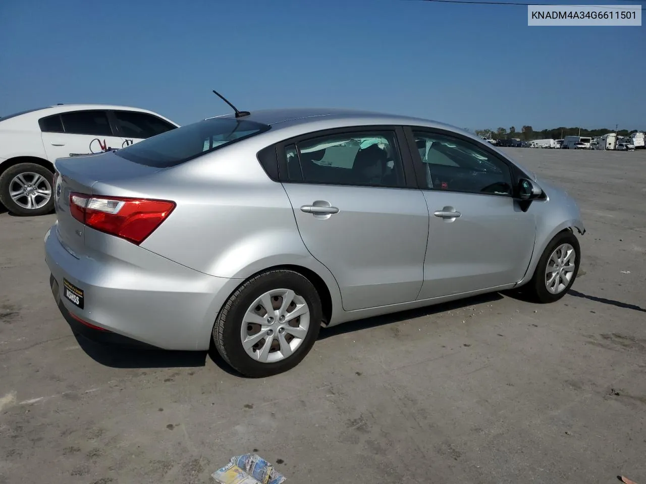 2016 Kia Rio Lx VIN: KNADM4A34G6611501 Lot: 71132424