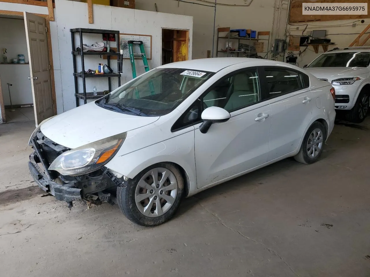 2016 Kia Rio Lx VIN: KNADM4A37G6695975 Lot: 71628664