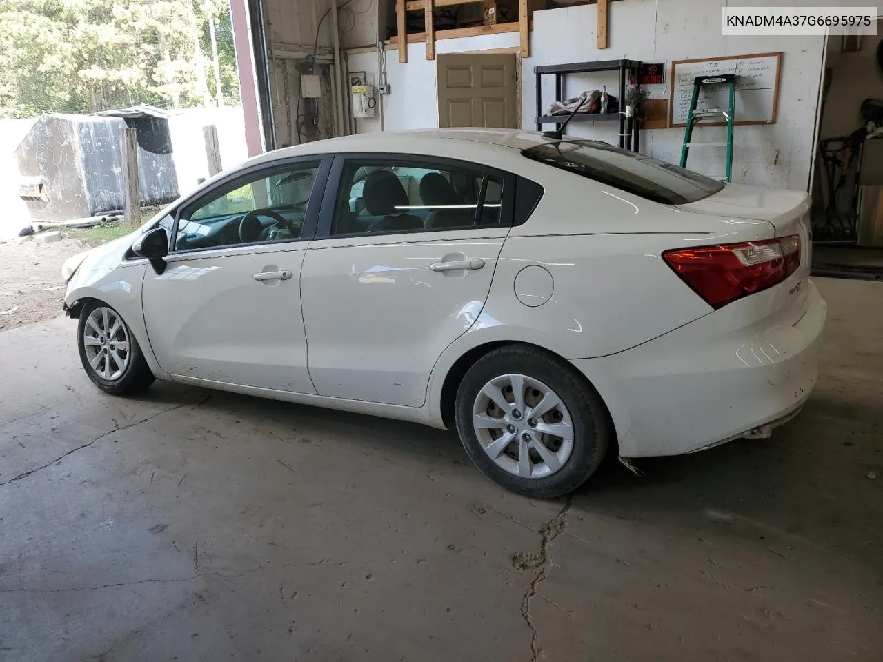 2016 Kia Rio Lx VIN: KNADM4A37G6695975 Lot: 71628664