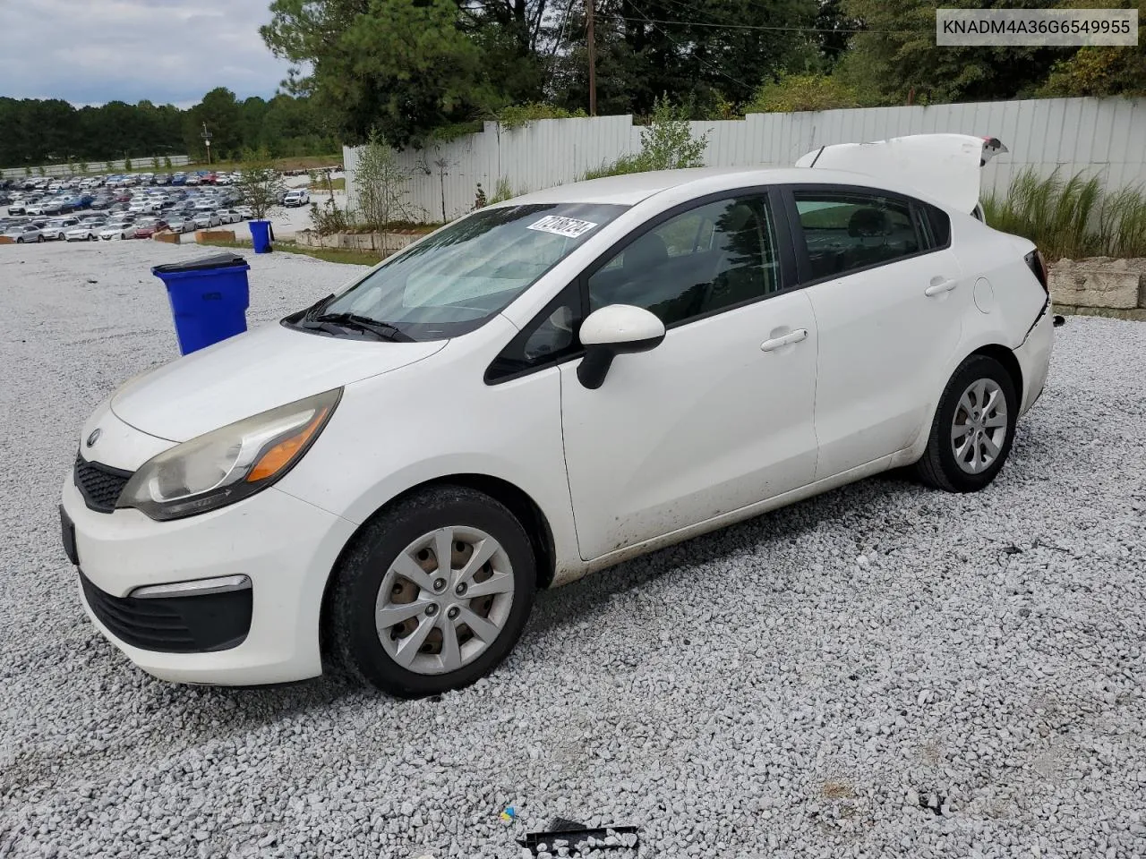 KNADM4A36G6549955 2016 Kia Rio Lx