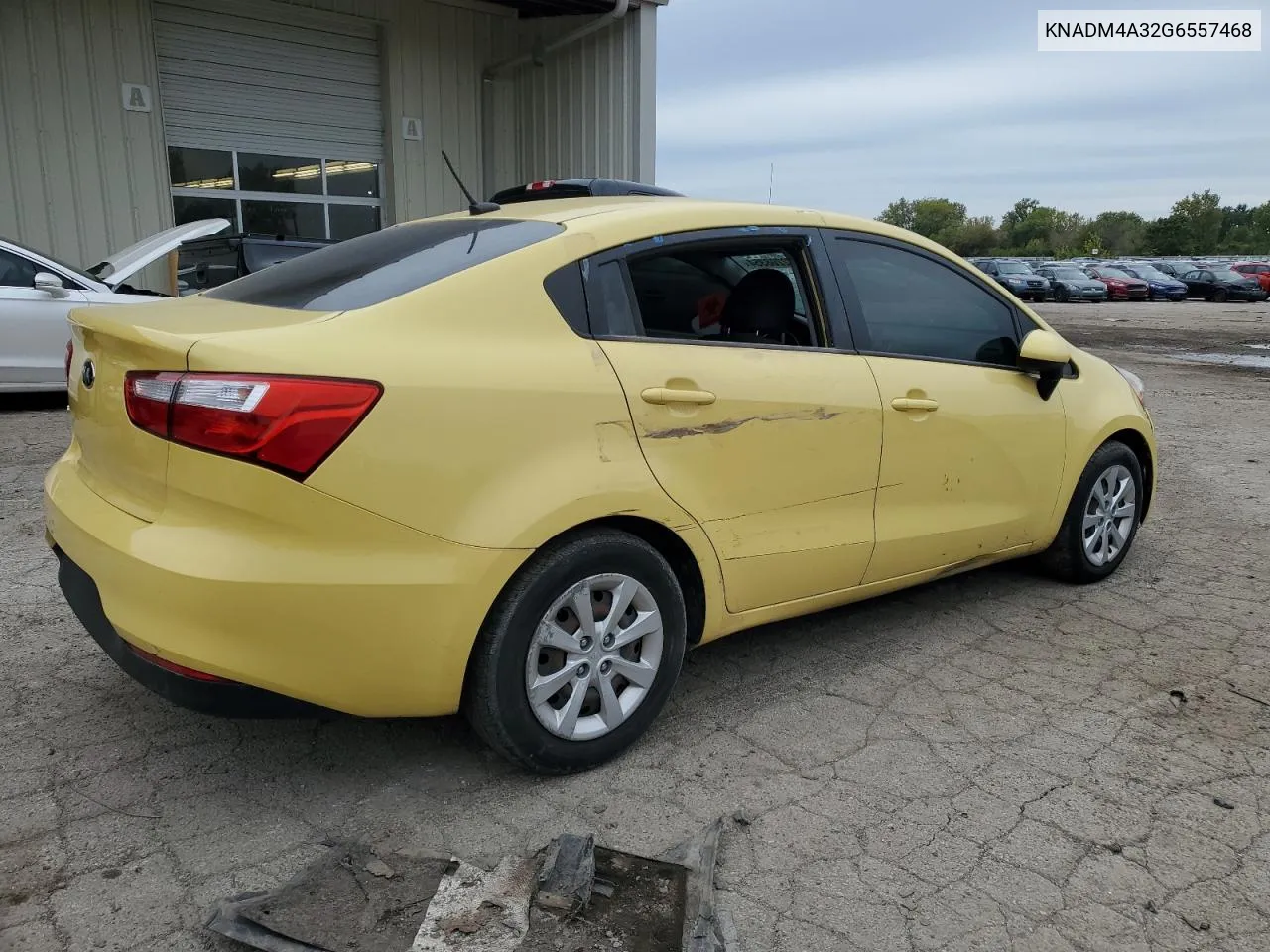 2016 Kia Rio Lx VIN: KNADM4A32G6557468 Lot: 72208354