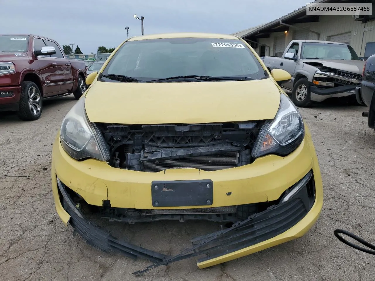 2016 Kia Rio Lx VIN: KNADM4A32G6557468 Lot: 72208354