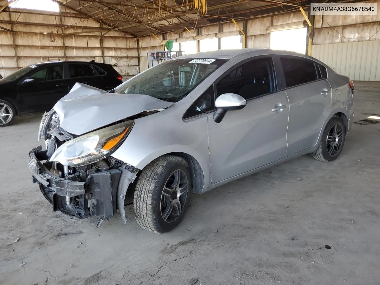 2016 Kia Rio Lx VIN: KNADM4A38G6678540 Lot: 72779604