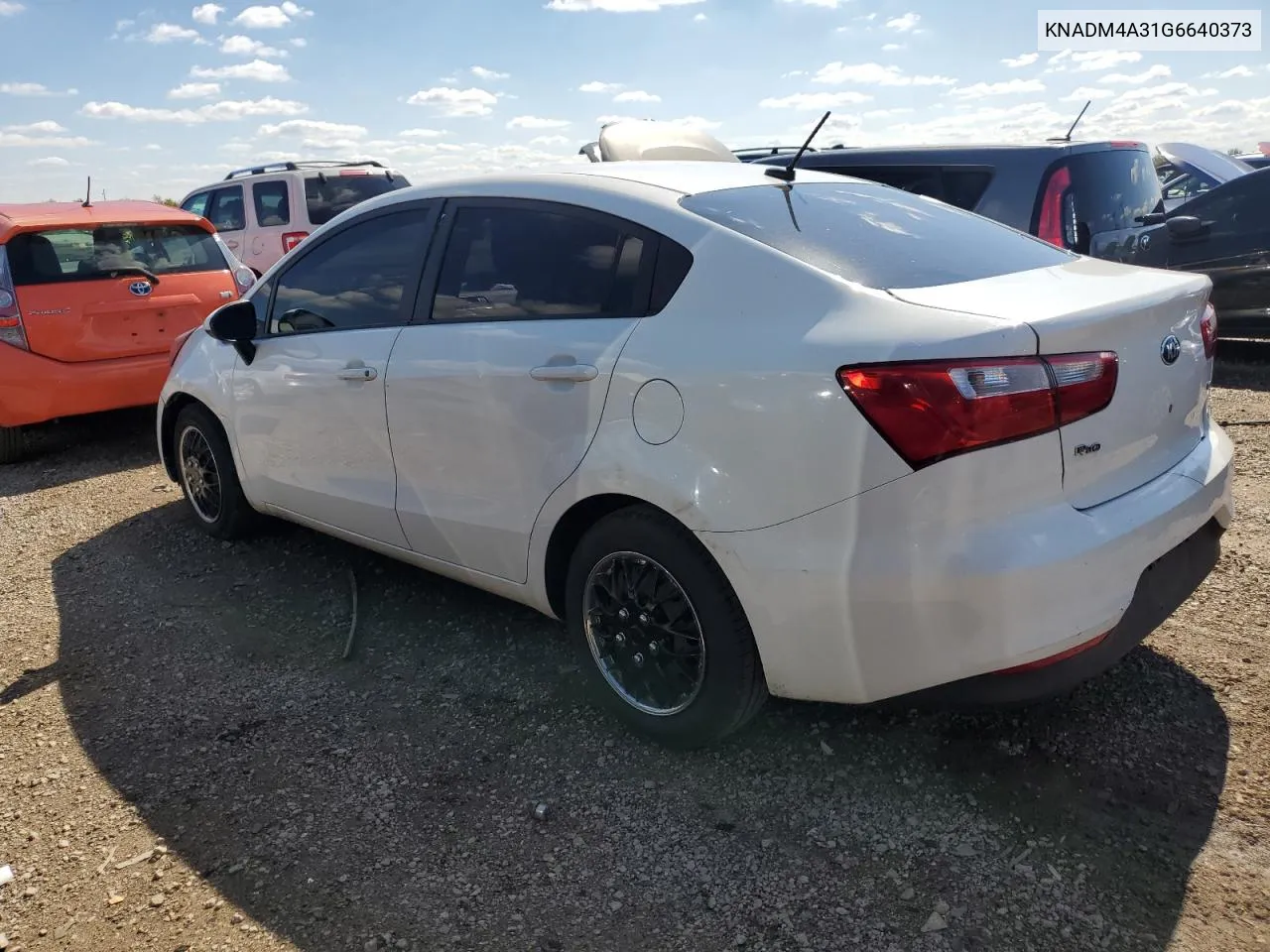 2016 Kia Rio Lx VIN: KNADM4A31G6640373 Lot: 72897914