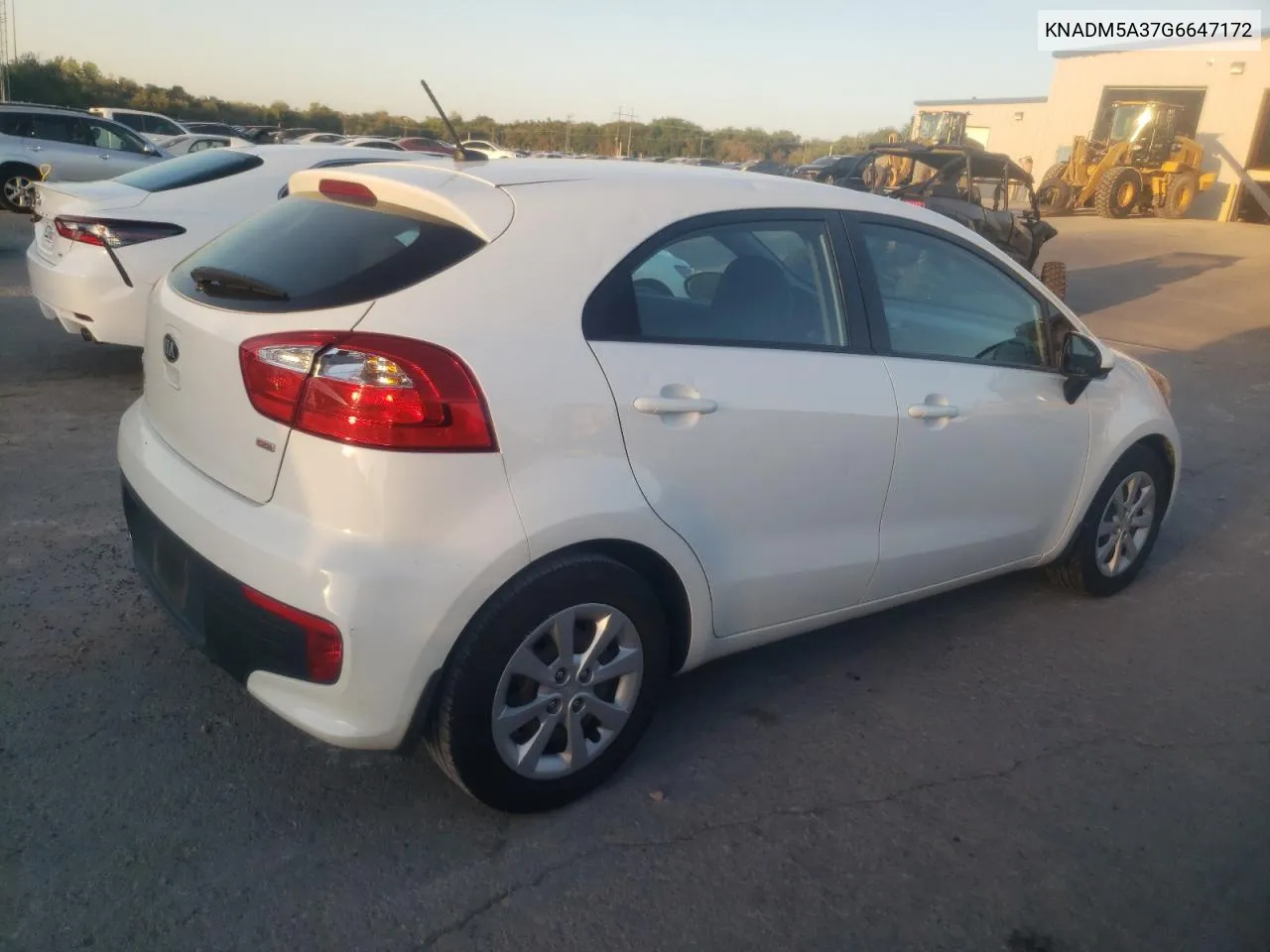 2016 Kia Rio Lx VIN: KNADM5A37G6647172 Lot: 73961524