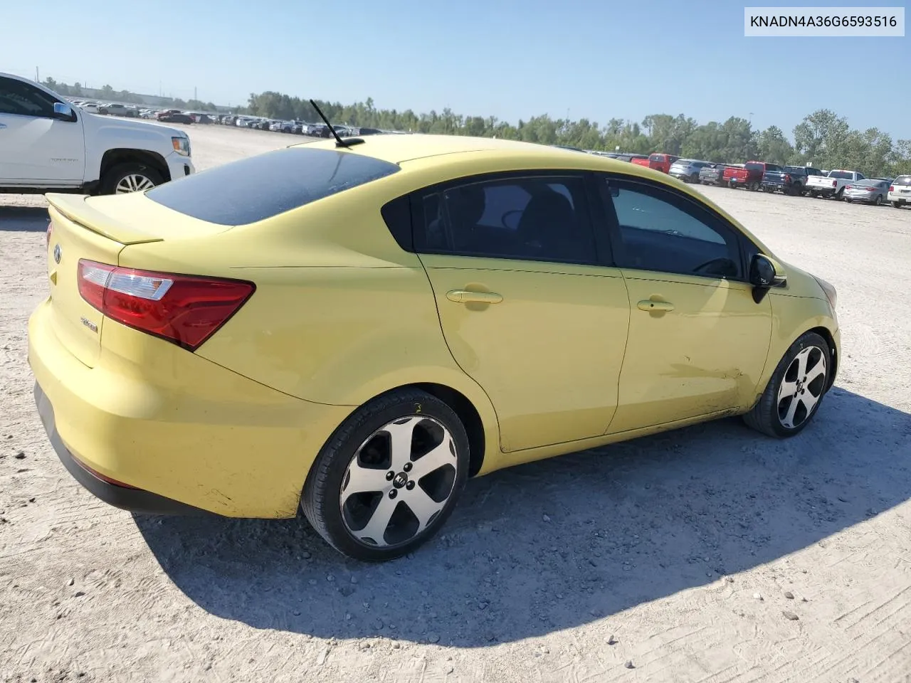 2016 Kia Rio Ex VIN: KNADN4A36G6593516 Lot: 74010014