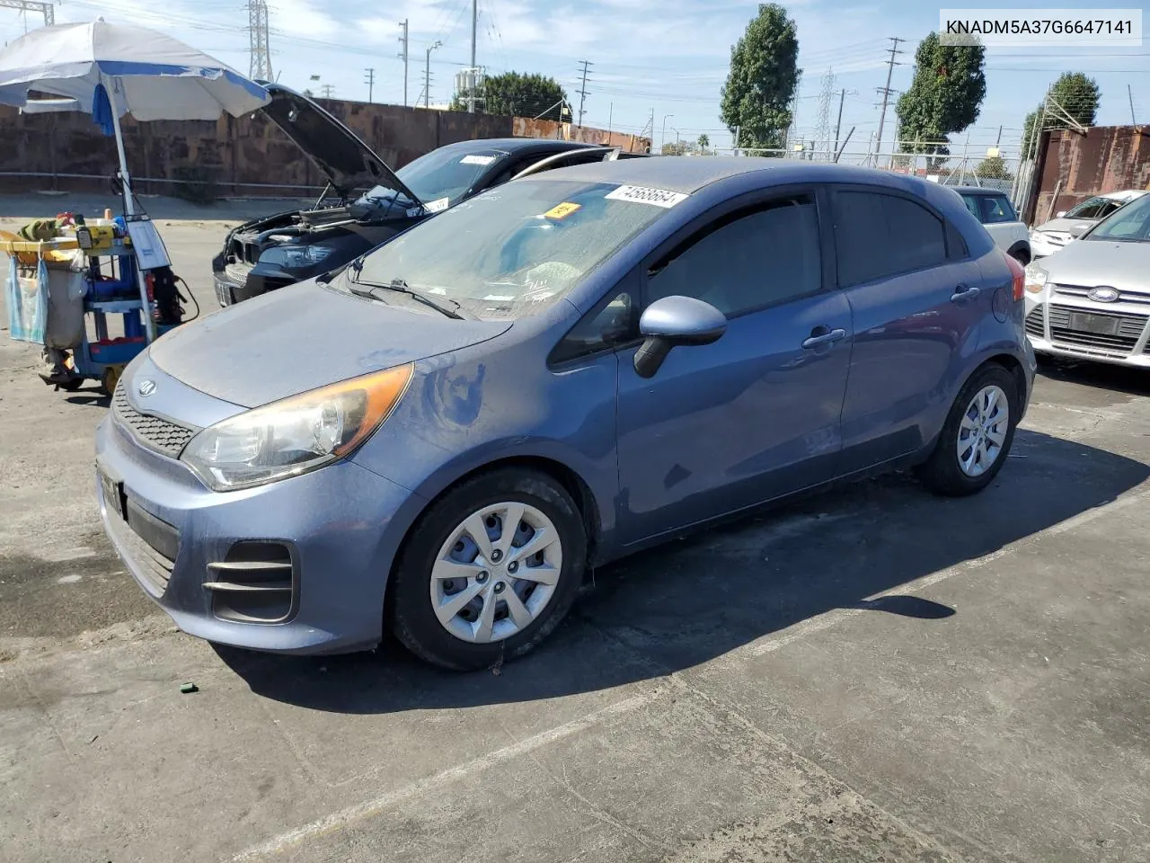 KNADM5A37G6647141 2016 Kia Rio Lx