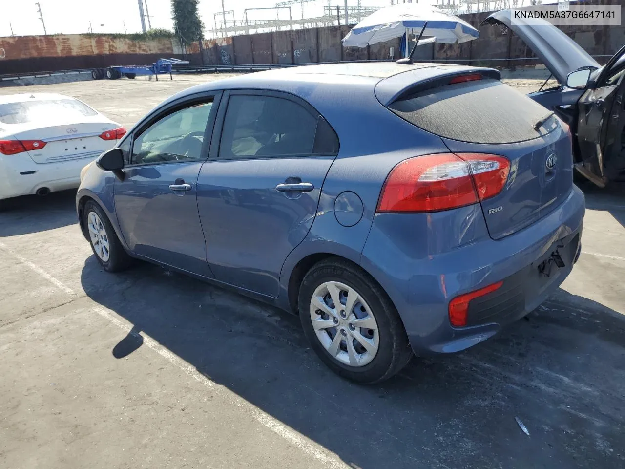 KNADM5A37G6647141 2016 Kia Rio Lx