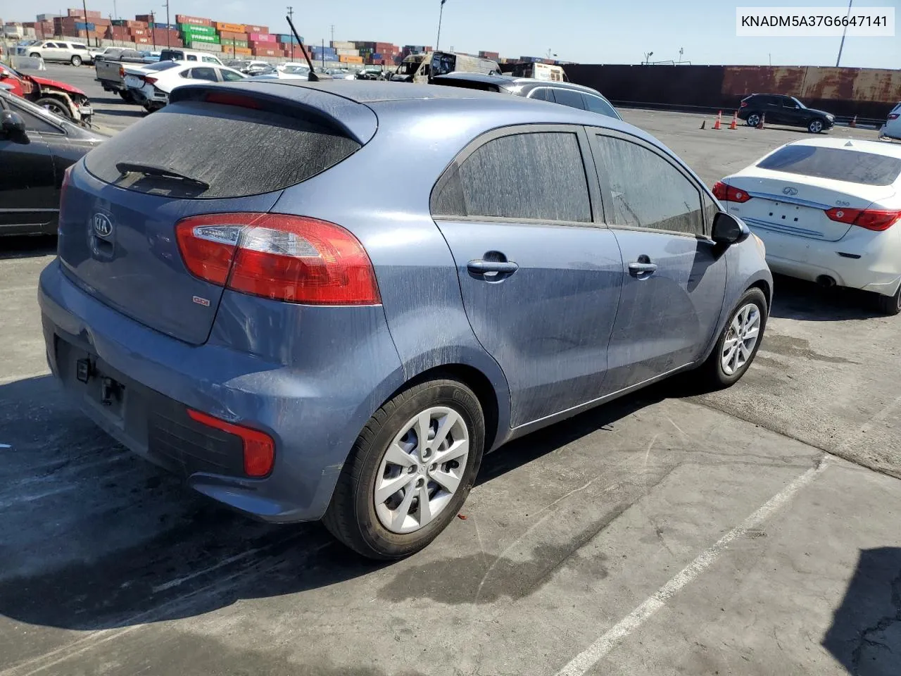 KNADM5A37G6647141 2016 Kia Rio Lx