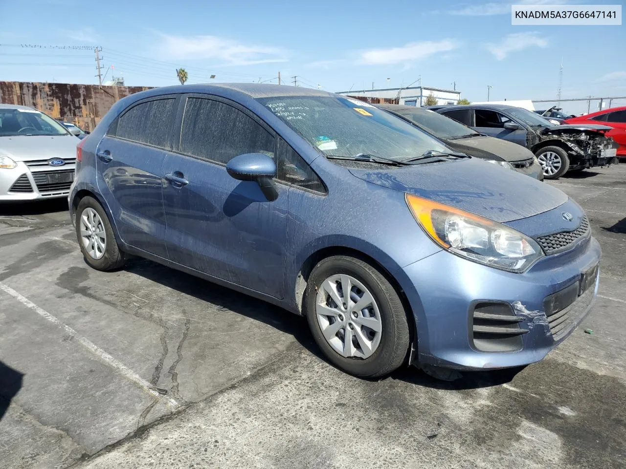 KNADM5A37G6647141 2016 Kia Rio Lx