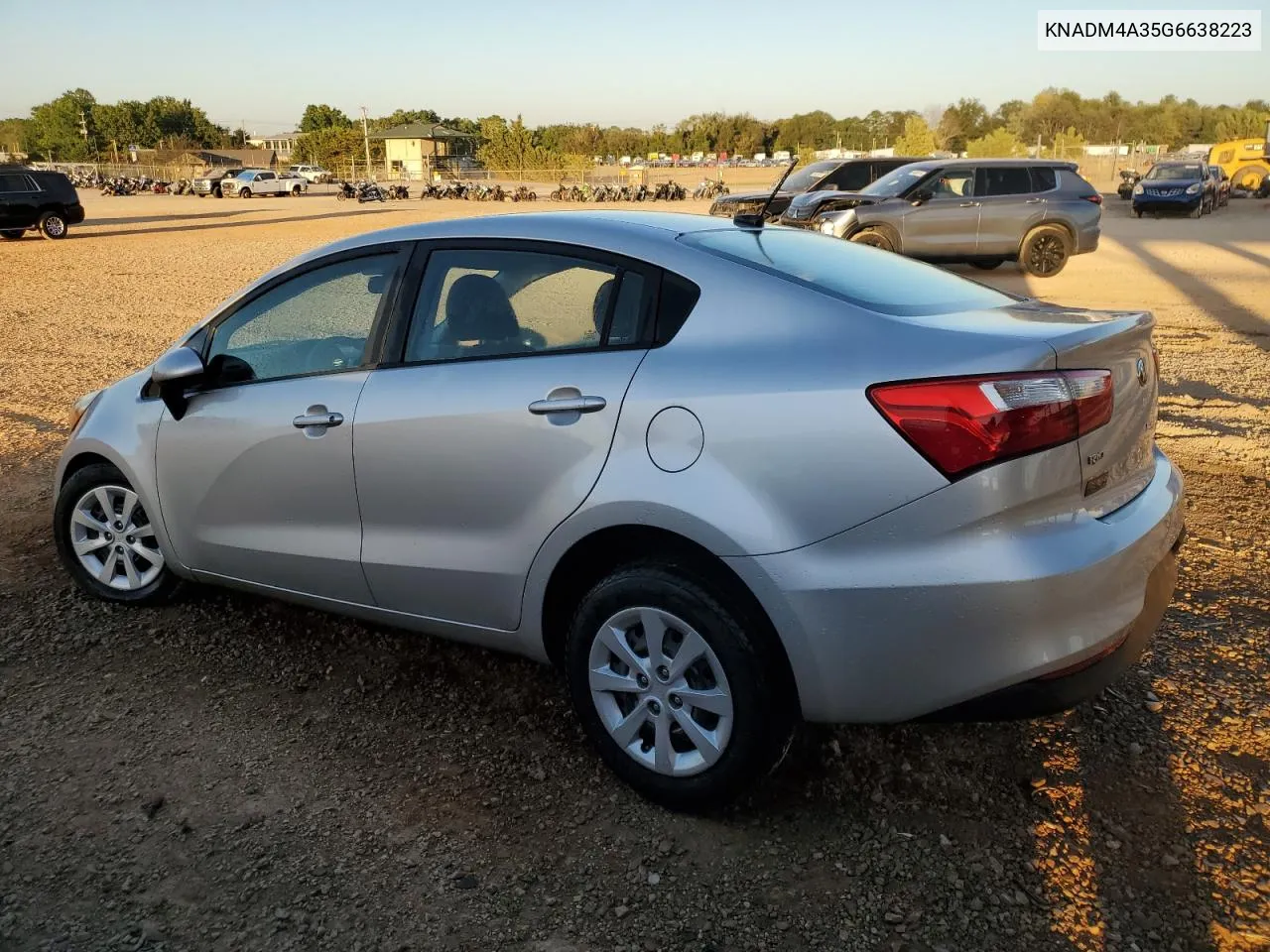 2016 Kia Rio Lx VIN: KNADM4A35G6638223 Lot: 74819134