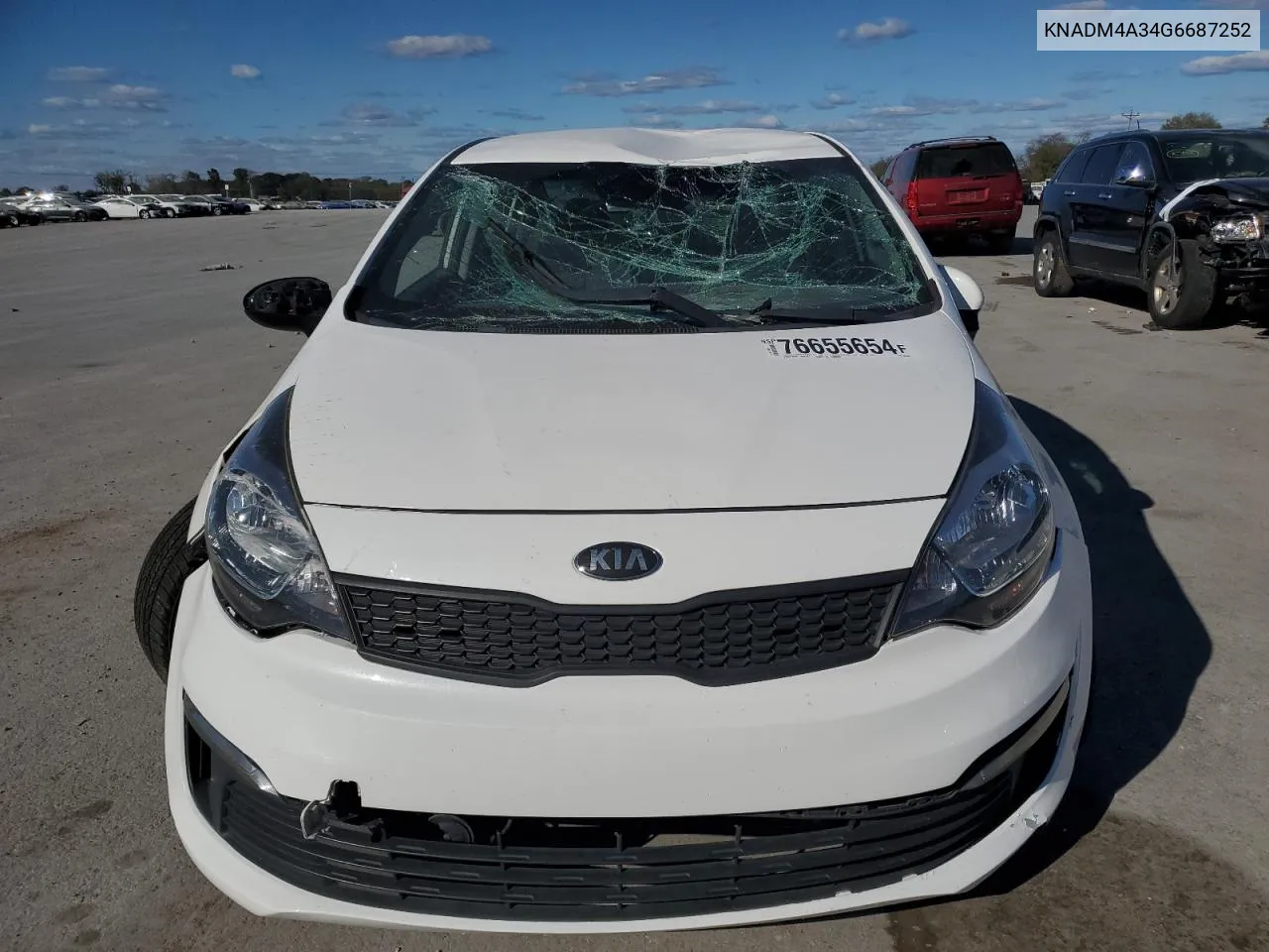 KNADM4A34G6687252 2016 Kia Rio Lx