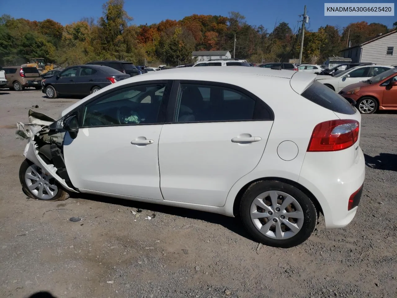 2016 Kia Rio Lx VIN: KNADM5A30G6625420 Lot: 76979124