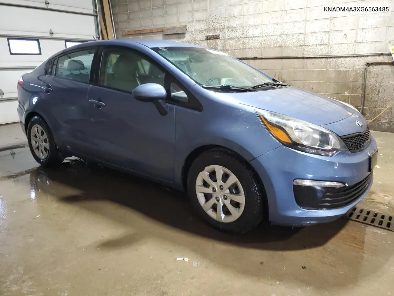 2016 Kia Rio Lx VIN: KNADM4A3XG6563485 Lot: 78056504