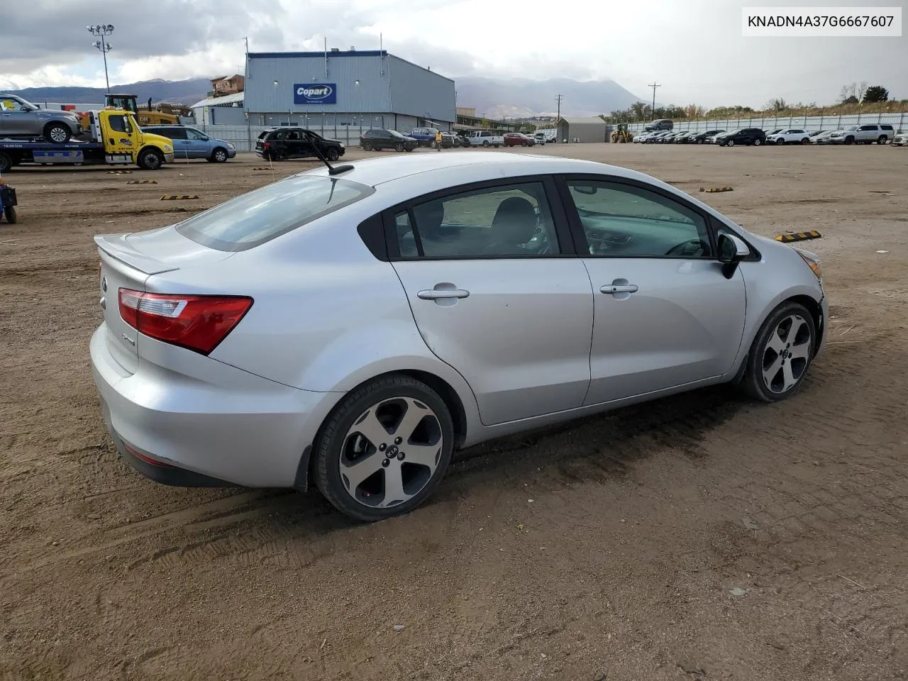 2016 Kia Rio Ex VIN: KNADN4A37G6667607 Lot: 78076914