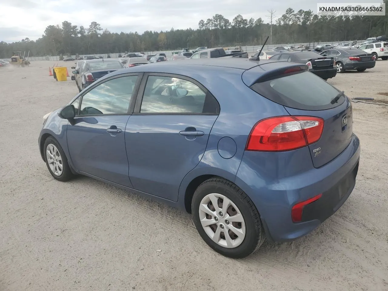 2016 Kia Rio Lx VIN: KNADM5A33G6665362 Lot: 78080594