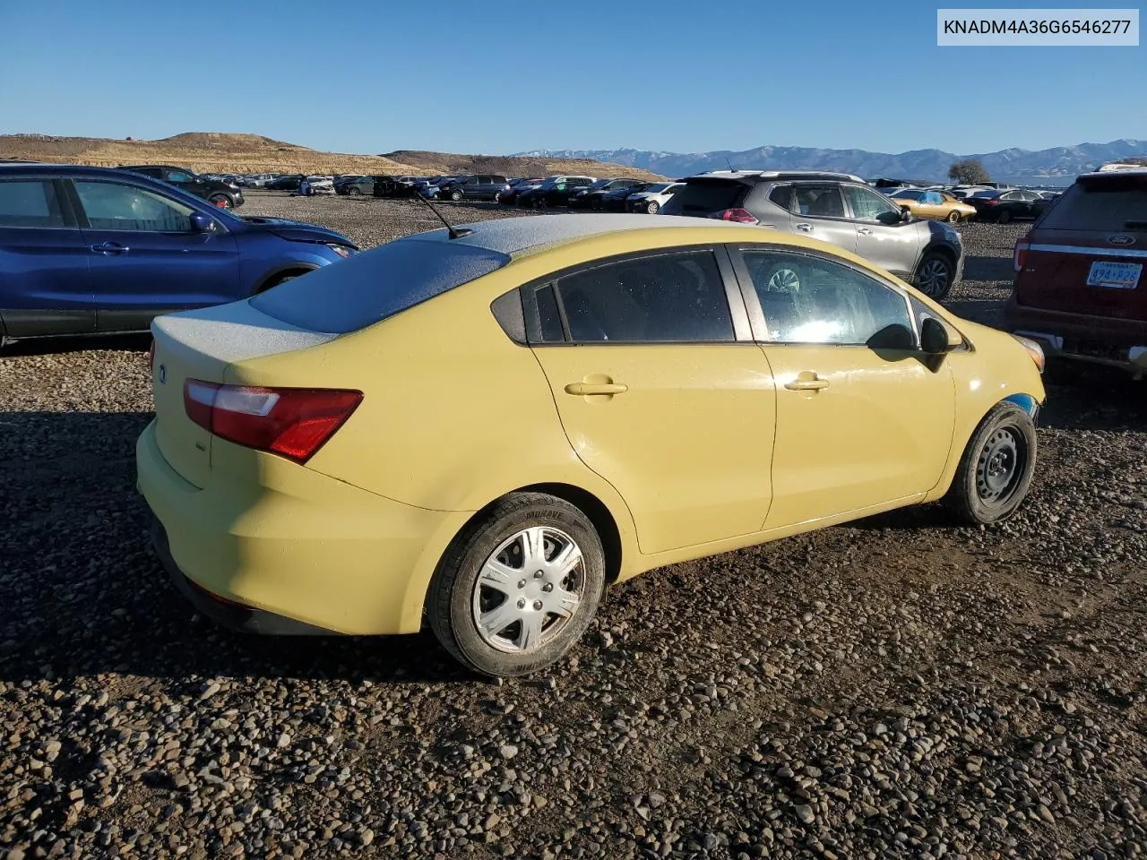 2016 Kia Rio Lx VIN: KNADM4A36G6546277 Lot: 78745534