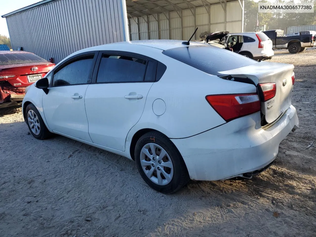 2016 Kia Rio Lx VIN: KNADM4A30G6577380 Lot: 78788734