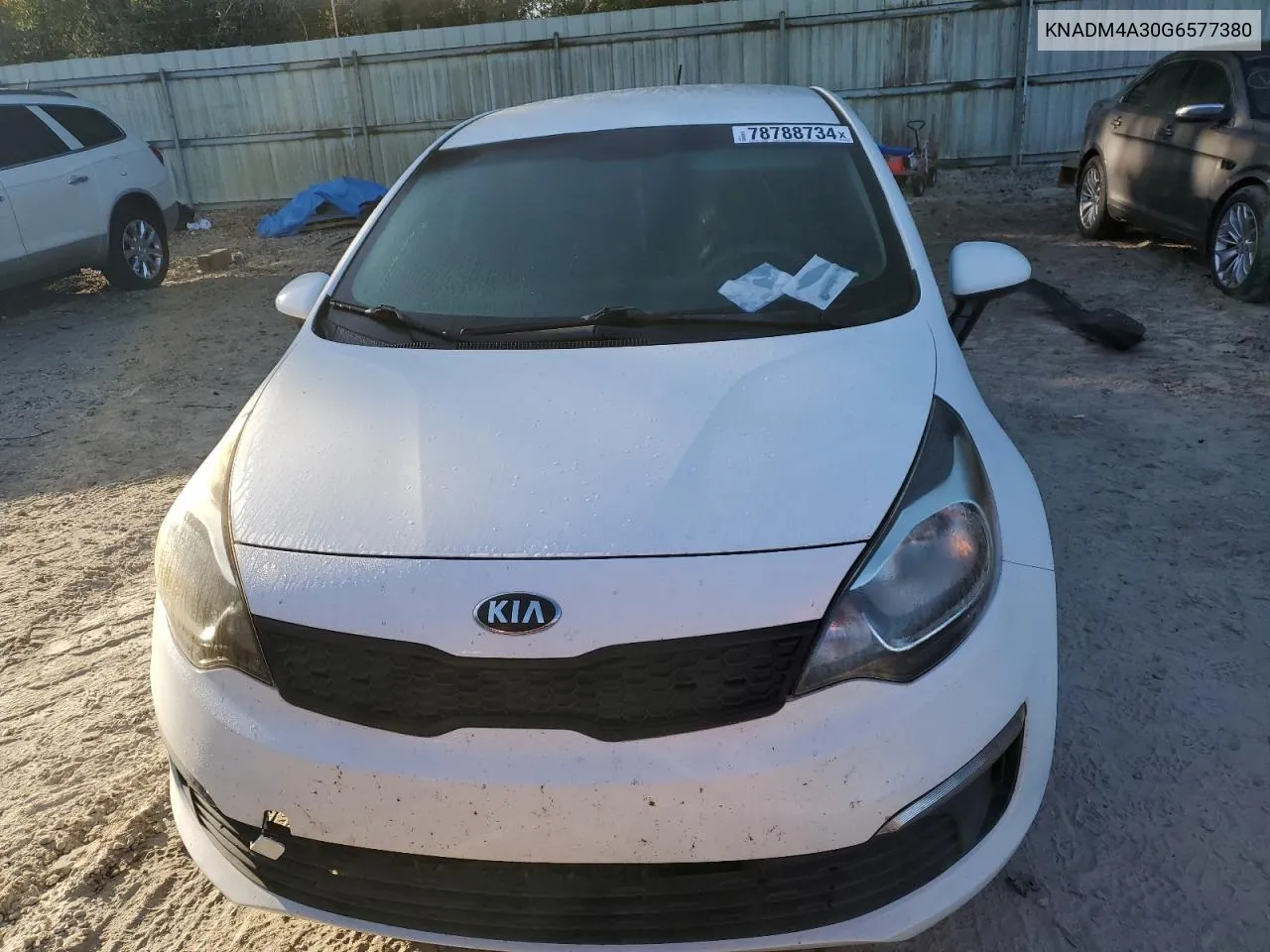 2016 Kia Rio Lx VIN: KNADM4A30G6577380 Lot: 78788734