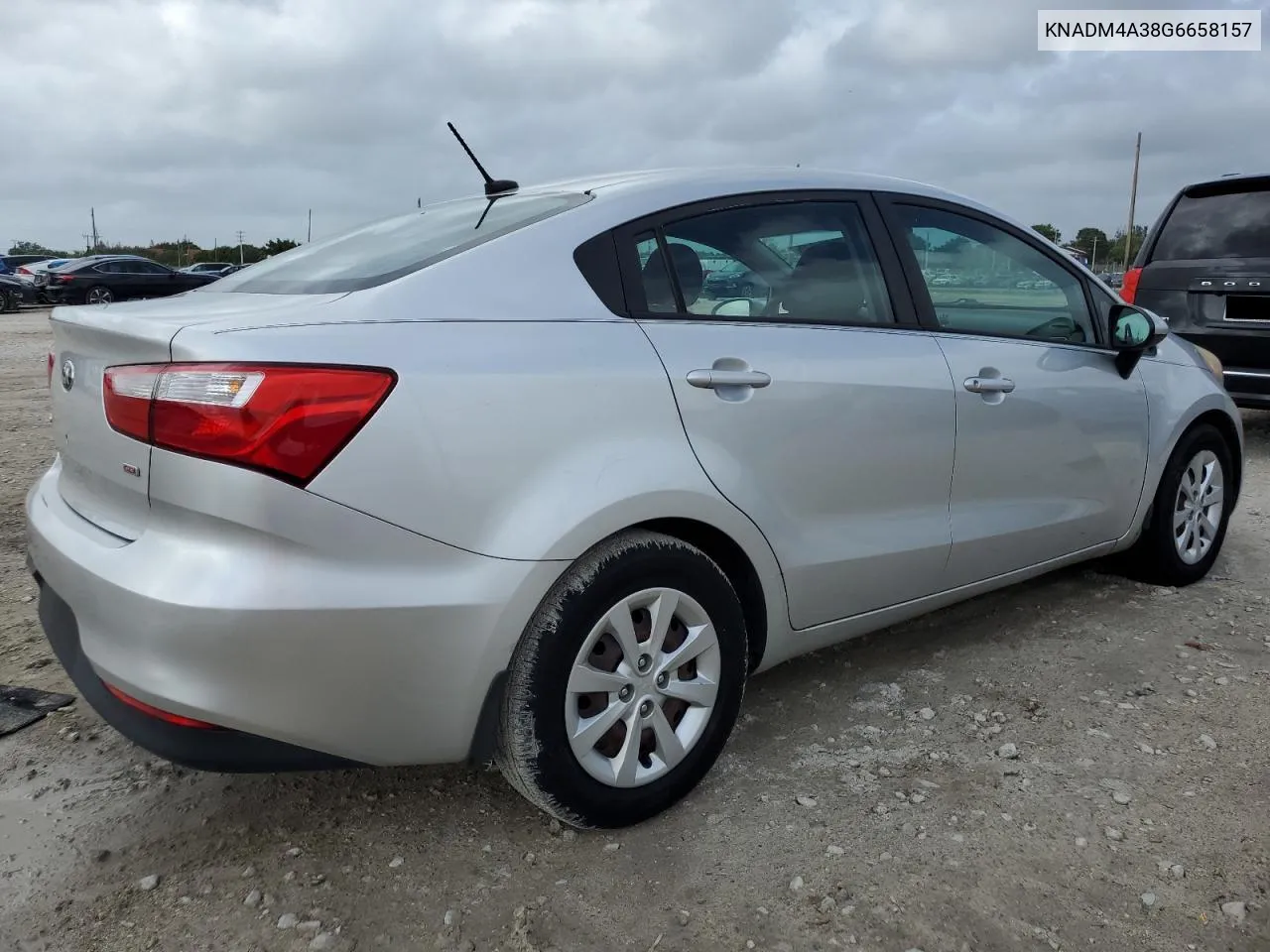 2016 Kia Rio Lx VIN: KNADM4A38G6658157 Lot: 79502274