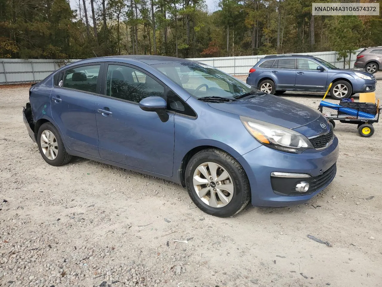 2016 Kia Rio Ex VIN: KNADN4A31G6574372 Lot: 79624814