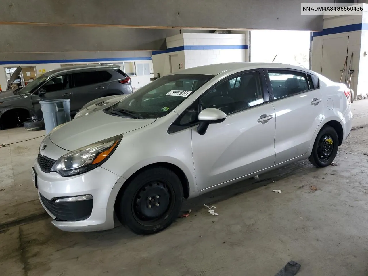 2016 Kia Rio Lx VIN: KNADM4A34G6560436 Lot: 79901614