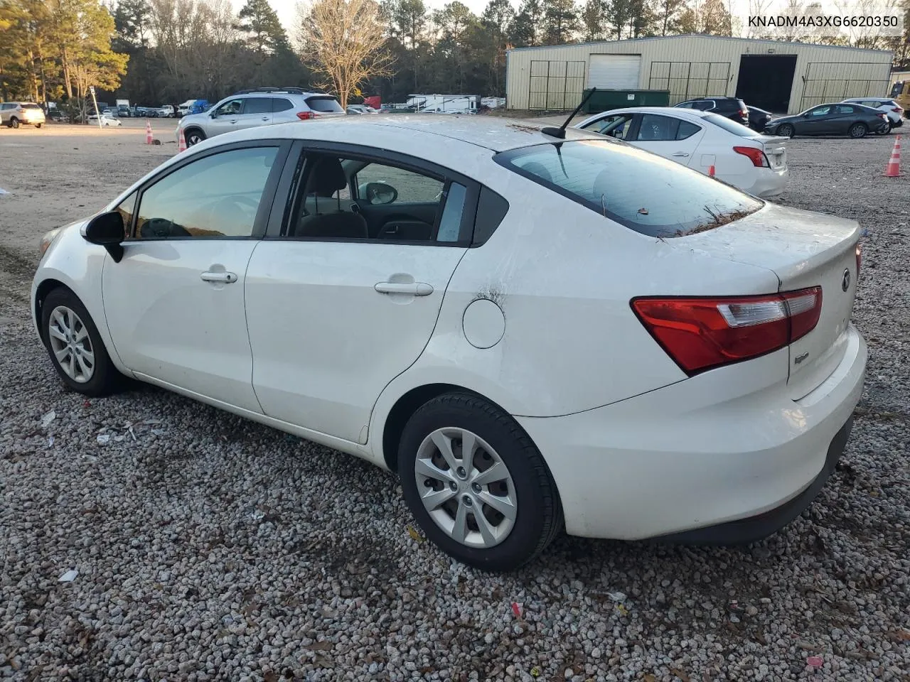 2016 Kia Rio Lx VIN: KNADM4A3XG6620350 Lot: 80070414