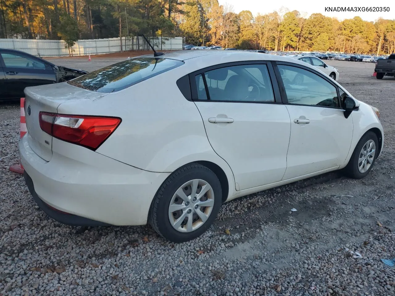 2016 Kia Rio Lx VIN: KNADM4A3XG6620350 Lot: 80070414