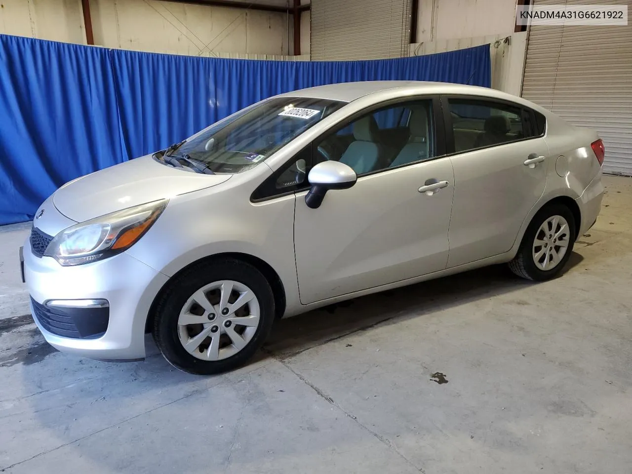 2016 Kia Rio Lx VIN: KNADM4A31G6621922 Lot: 80262064