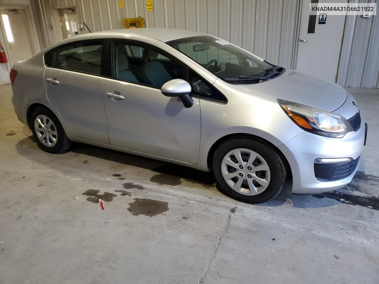 2016 Kia Rio Lx VIN: KNADM4A31G6621922 Lot: 80262064