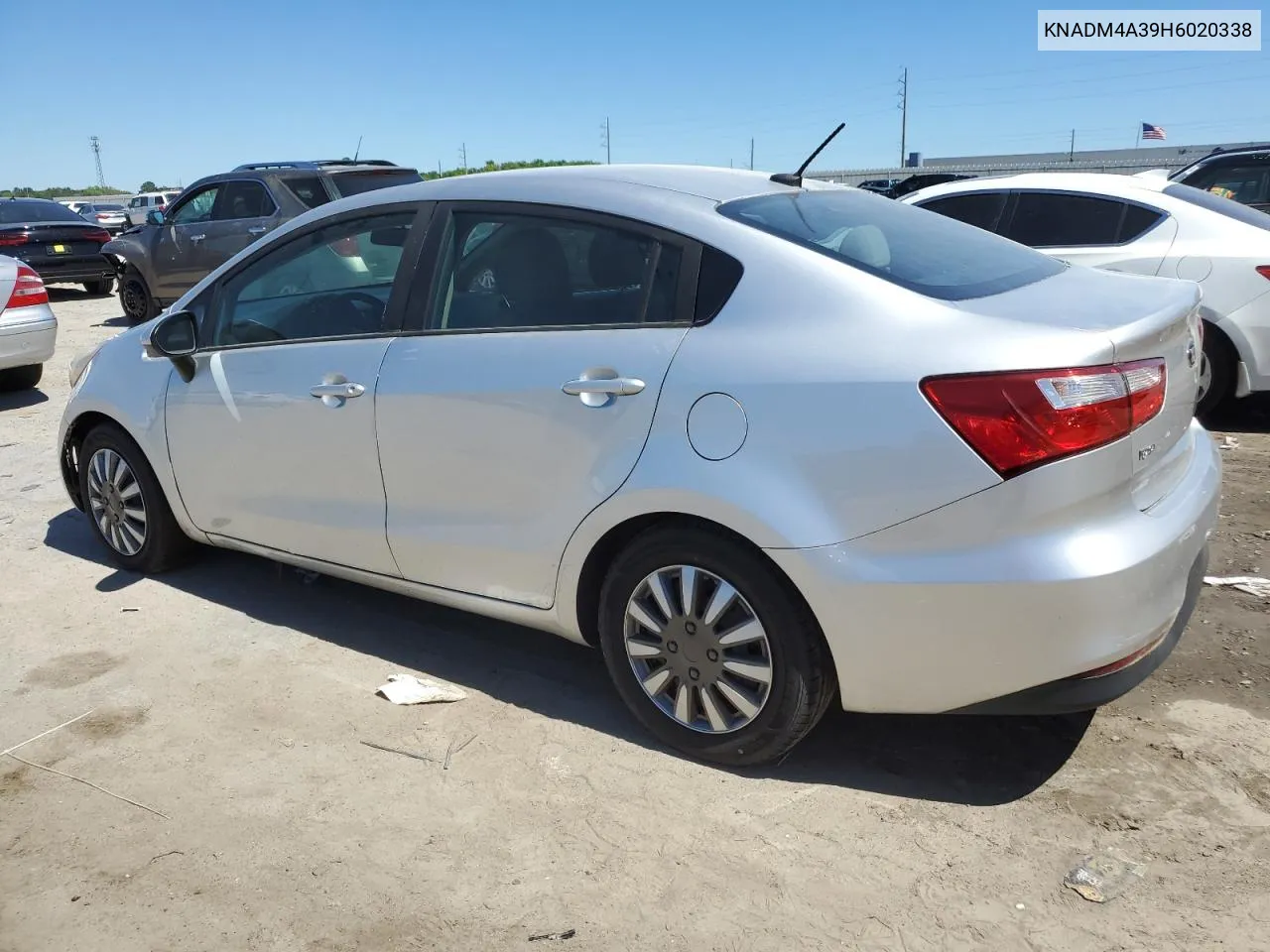 2017 Kia Rio Lx VIN: KNADM4A39H6020338 Lot: 47685994