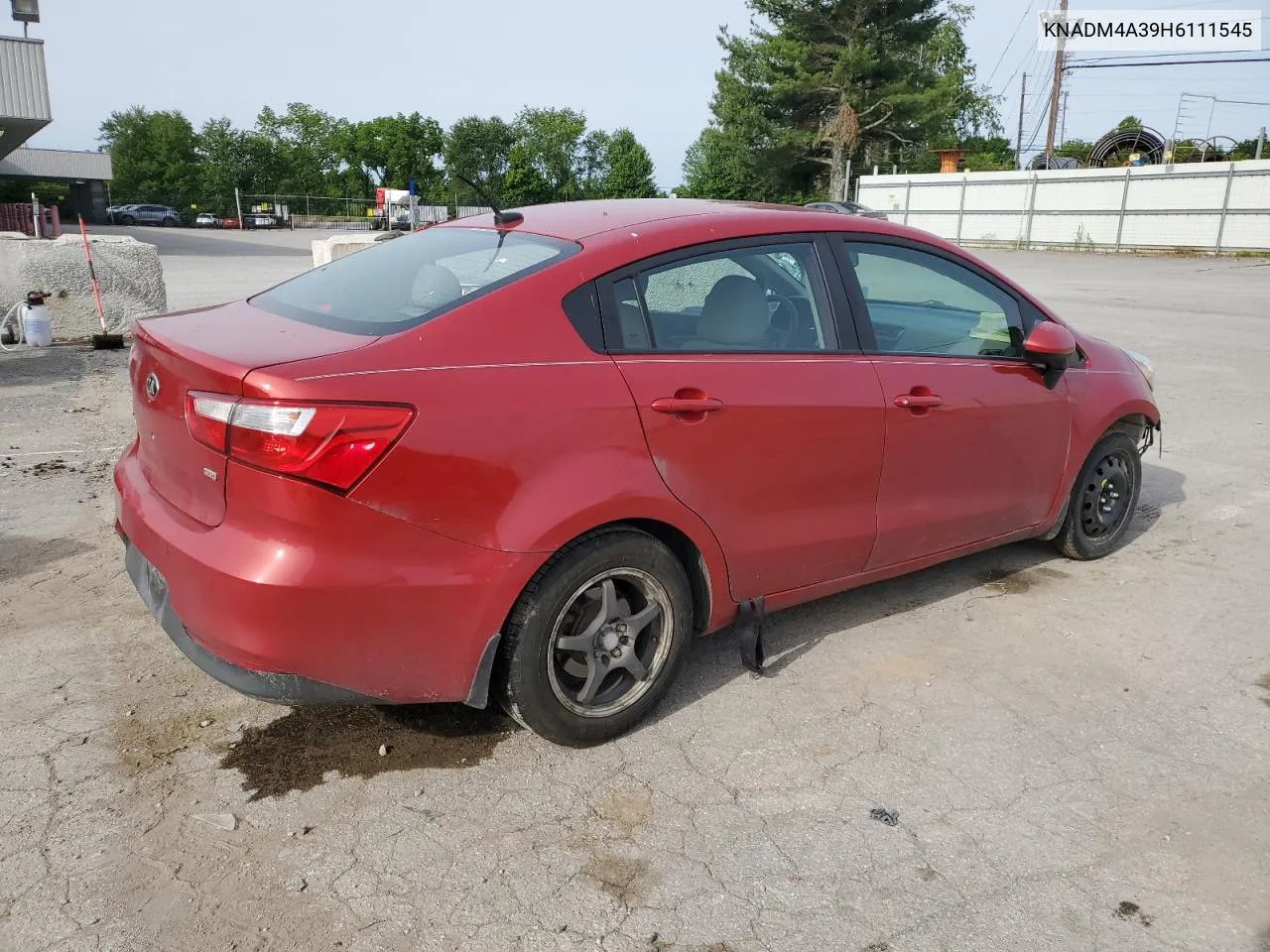 2017 Kia Rio Lx VIN: KNADM4A39H6111545 Lot: 55708024