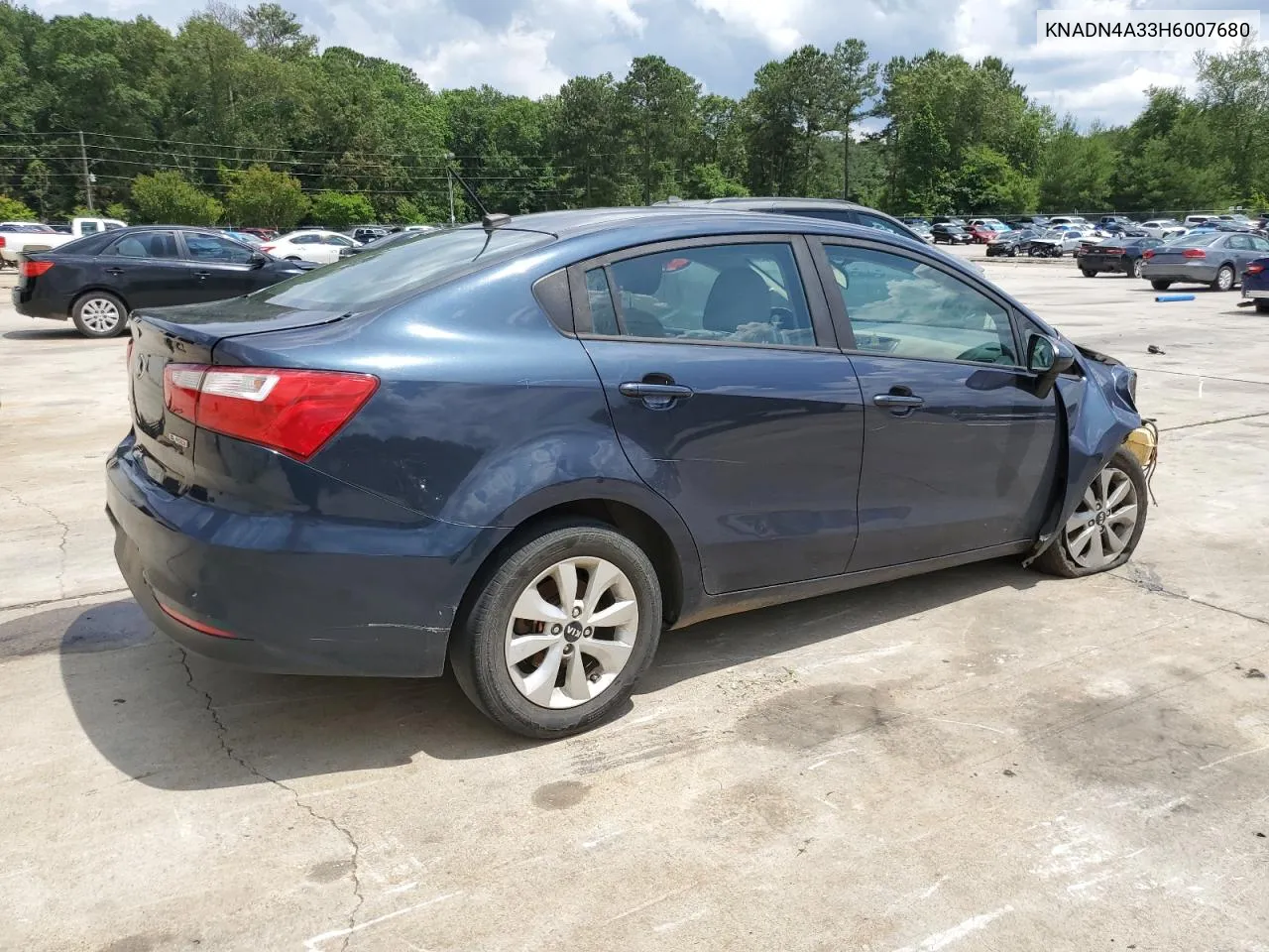 KNADN4A33H6007680 2017 Kia Rio Ex